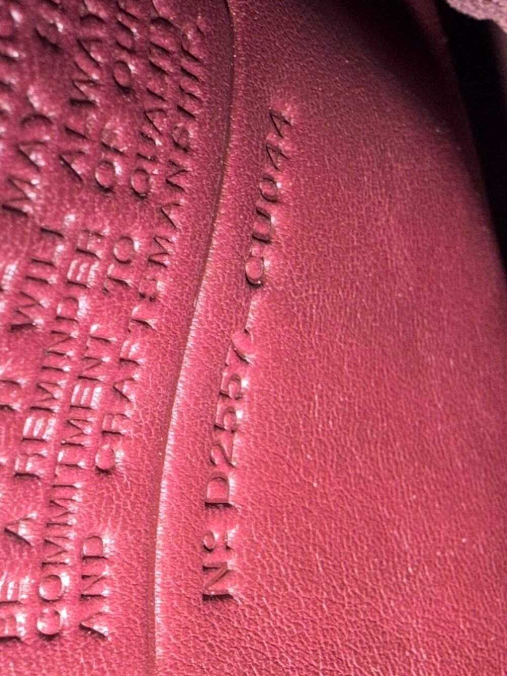 Coach Brooklyn 39 Merlot - Picture 11 of 12